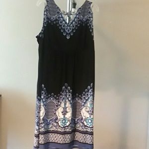 XL sleeveless pullover dress